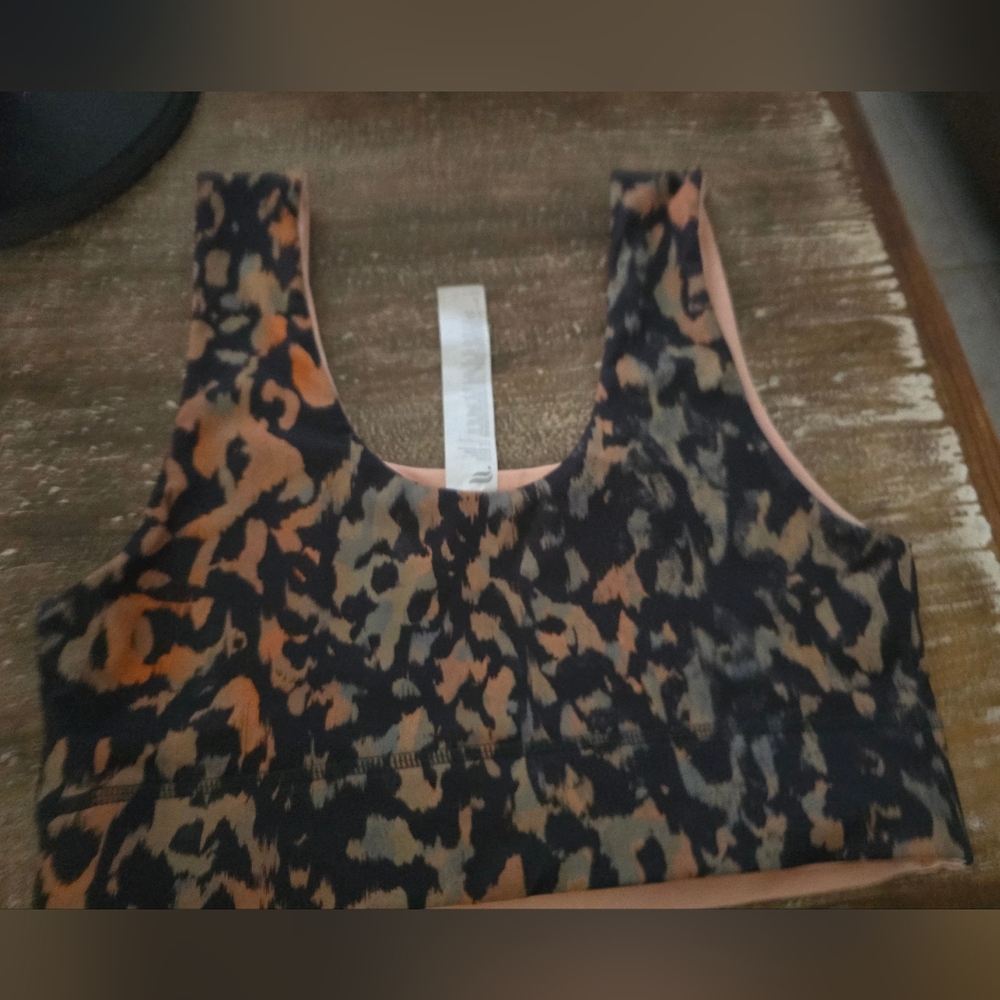 Fabletics Leopard Print Sports Bra - Picture 2 of 2